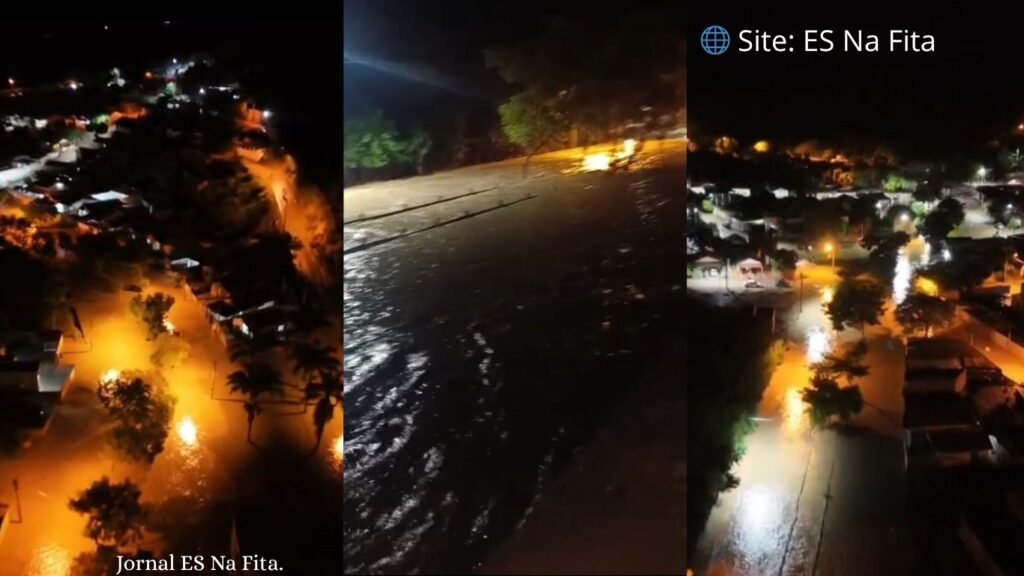 Vídeo: temporal deixa ruas alagadas em apenas duas horas de chuva no Norte do ES Em duas horas, temporal de 180 milímetros alaga ruas de cidade do ES.