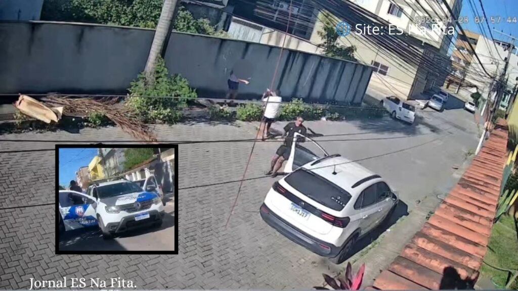 Roubo de carro termina com prisão após rastreamento de celular em Vila Velha.
