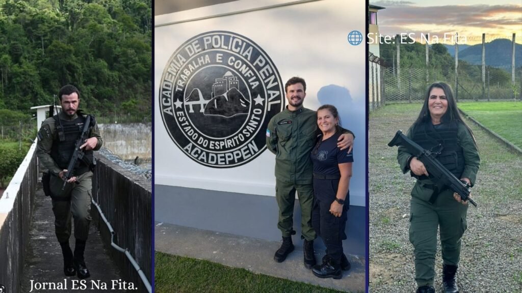 Mãe e filho seguem a mesma missão no sistema prisional capixaba.