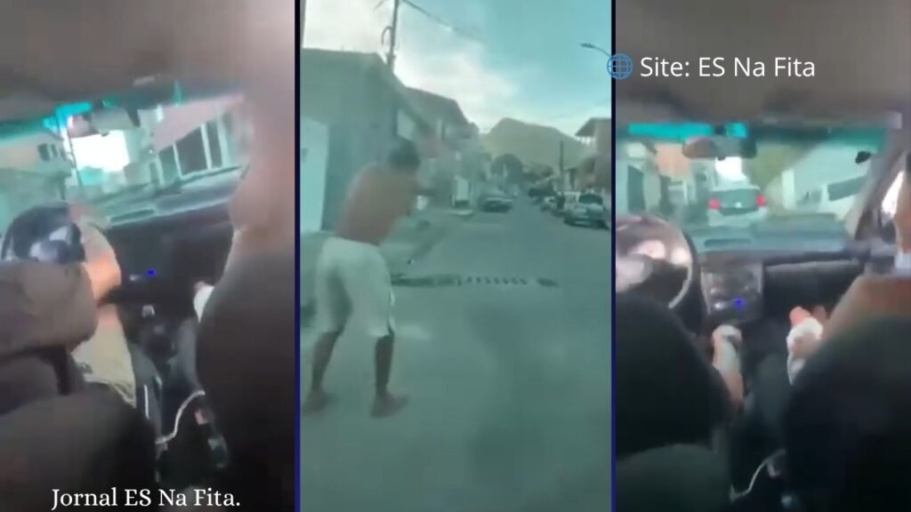 Vídeo: jovens filmam momentos de ataque criminoso e acabam sendo presos na Serra Adolescente é baleado e dupla suspeita de ataque é presa com revólver na Serra.