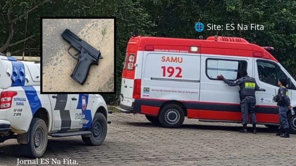 Passageiro é baleado pela Polícia Militar após ameaçar taxista com arma falsa em Vila Pavão Passageiro não paga corrida, ameaça taxista e acaba baleado pela PM no ES.