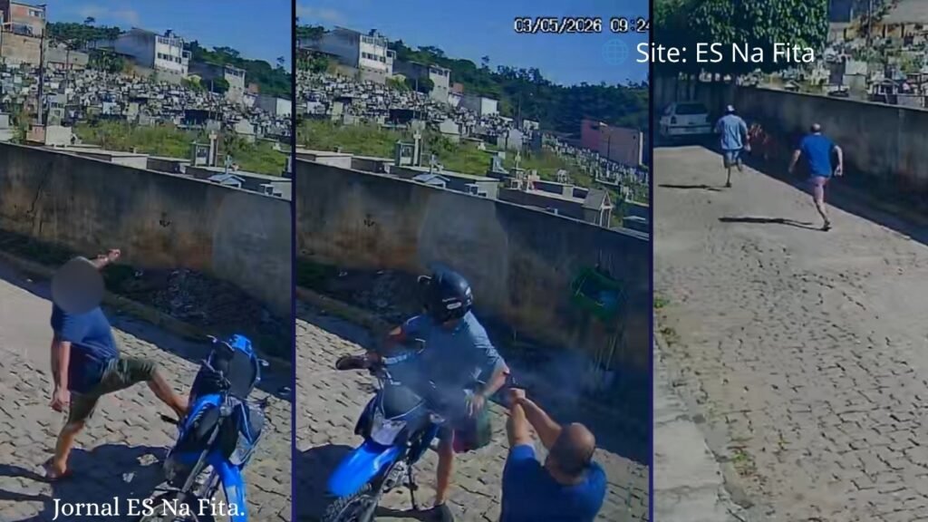 Pai de atirador é preso e filho está foragido: vídeo mostra o ataque a tiros.