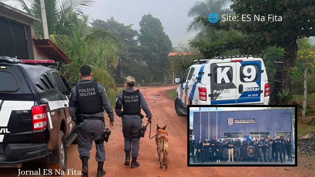 Operação prende suspeitos de integrar grupo de tráfico de drogas em Itarana.