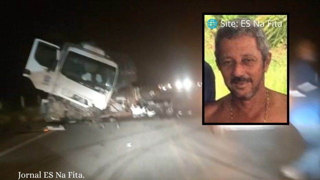 Motorista morre em grave acidente envolvendo três veículos em Linhares.