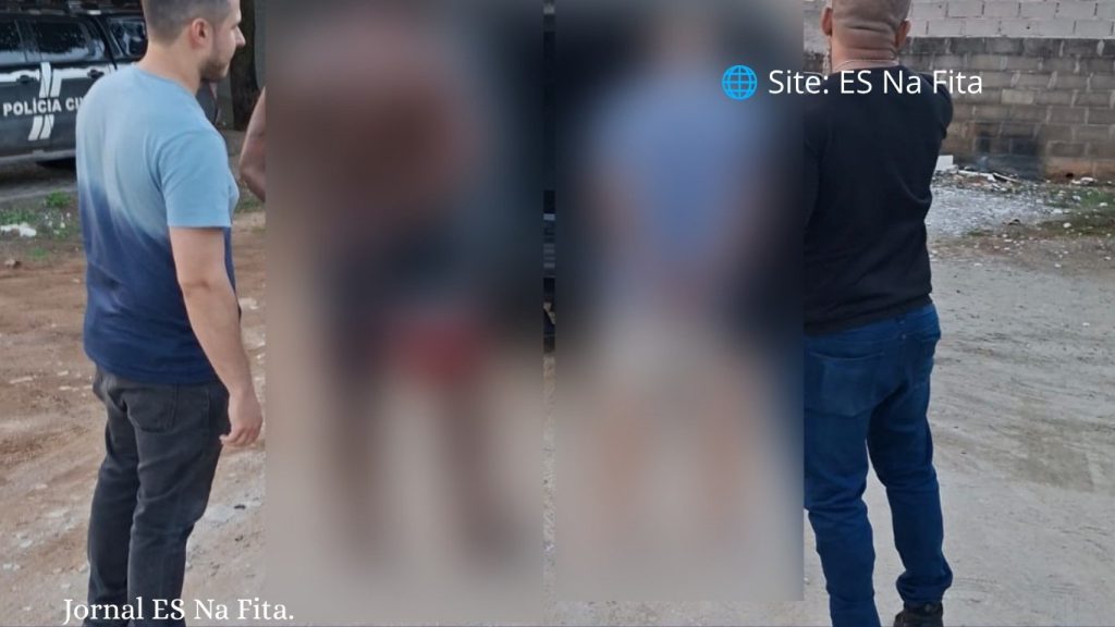 Dupla é presa suspeita de assassinato em Cachoeiro de Itapemirim.