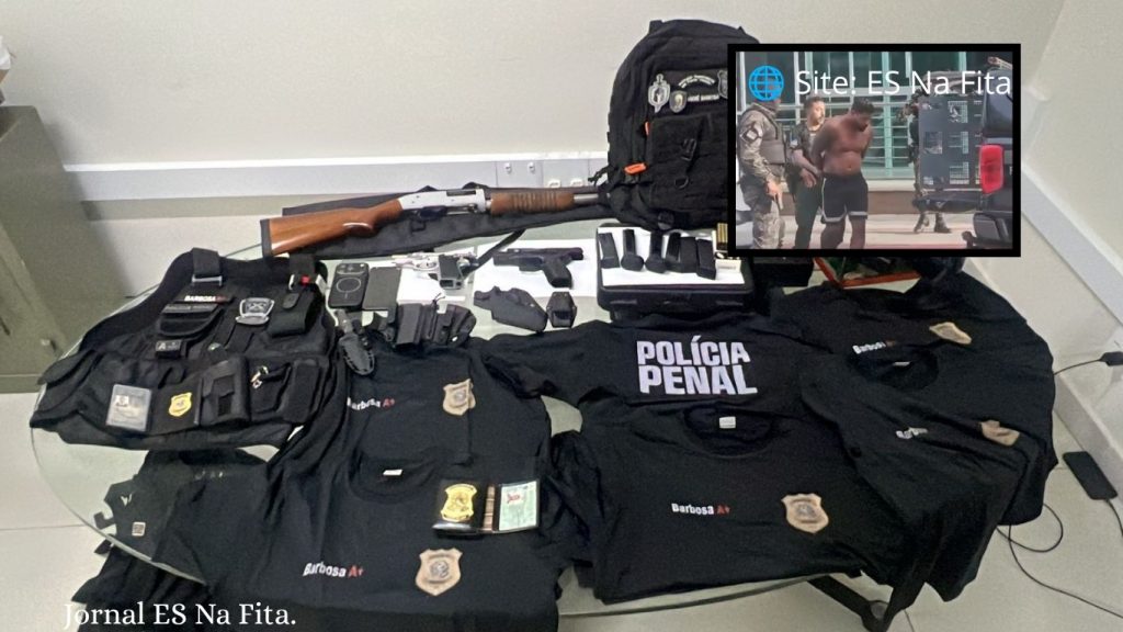 Empresário suspeito de fingir ser policial penal é preso com armas em Vila Velha.