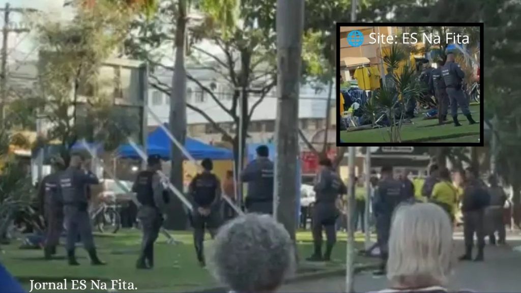 Homem é esfaqueado durante discussão com mulher grávida em praça de Vitória Homem é esfaqueado durante briga em praça de Jardim da Penha.