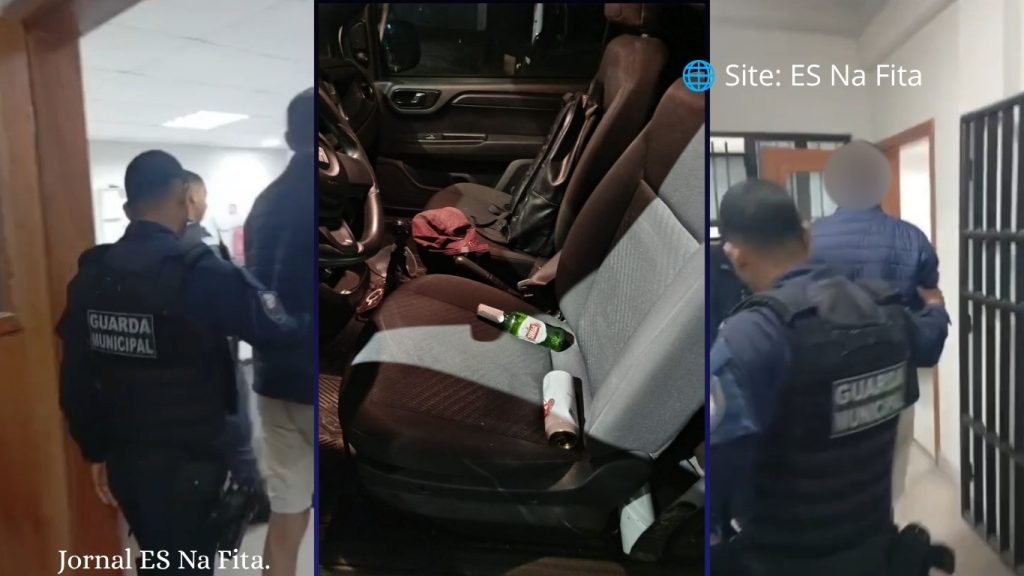 Motorista embriagado tenta fugir da Guarda de Vitória mas acaba detido em Vila Velha.