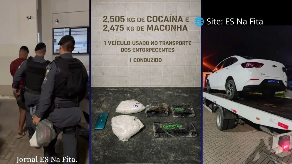 Polícia Militar faz apreensão e deixa mais um prejuízo para criminosos na orla de Aracruz.