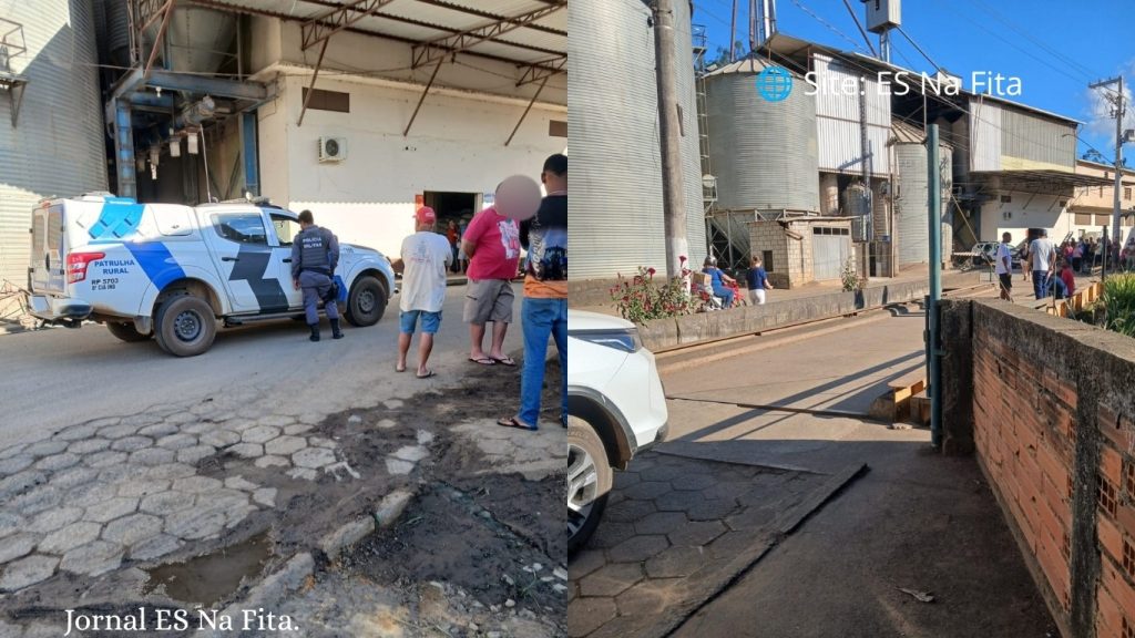 Funcionário morre após ser soterrado por grãos dentro de silo no ES.