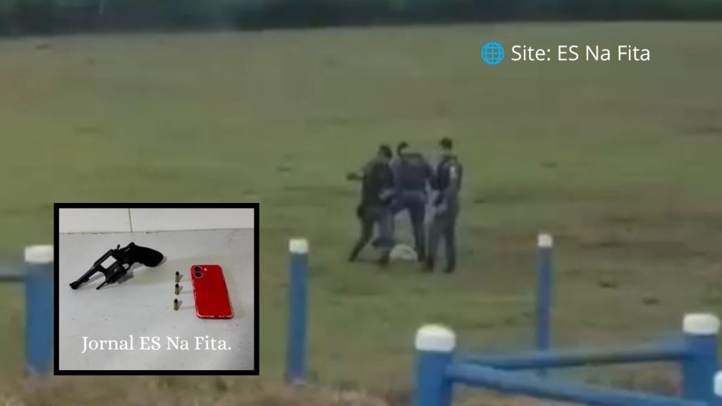 Homem morre após desobedecer ordem de parada e apontar arma para policiais militares em Linhares Homem é baleado e morre após fugir da PM com moto sem placa em Linhares.