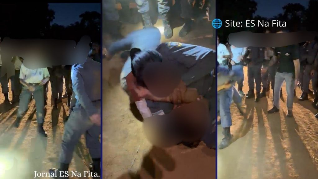 Polícia Militar do ES investiga vídeo de luta corporal entre policiais.