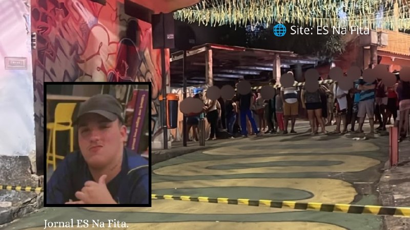 Jovem é assassinado por rajadas de tiros enquanto mexia no celular em Vitória Rajada de tiros mata jovem na Ilha do Príncipe que estava mexendo no celular.