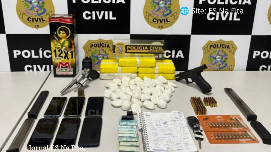 Vídeo: Polícia Civil faz apreensão de cocaína de luxo altamente perigosa durante operação no ES Cocaína "escama de peixe" é apreendida no ES em operação da polícia.