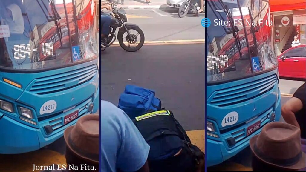 Acidente entre bicicleta elétrica e ônibus do Transcol deixa ciclista ferido na Serra Acidente entre ônibus e bike elétrica deixa ciclista ferido em avenida na Serra.