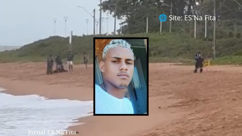 Vídeo: banhista grava imagens após ataque a tiros deixar jovem morto e homem baleado na Praia de Manguinhos, na Serra Ataque deixa um homem morto e outro ferido em praia da Serra.