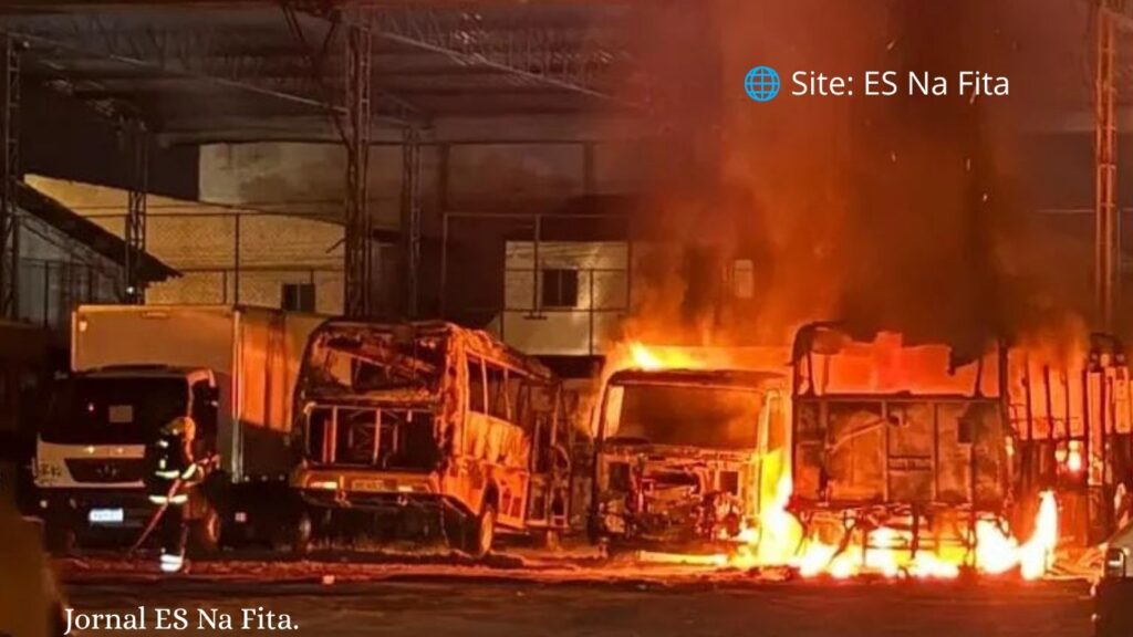 Adolescentes confessam incêndio que destruiu veículos em São Mateus.