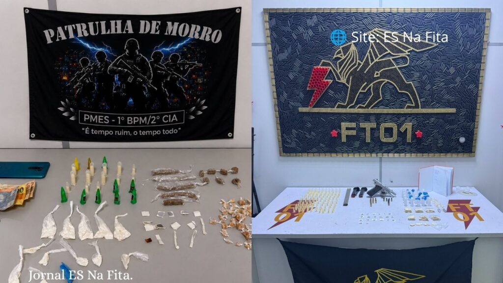Adolescente de 14 anos é apreendido com drogas durante ações da PMES em bairros de Vitória.