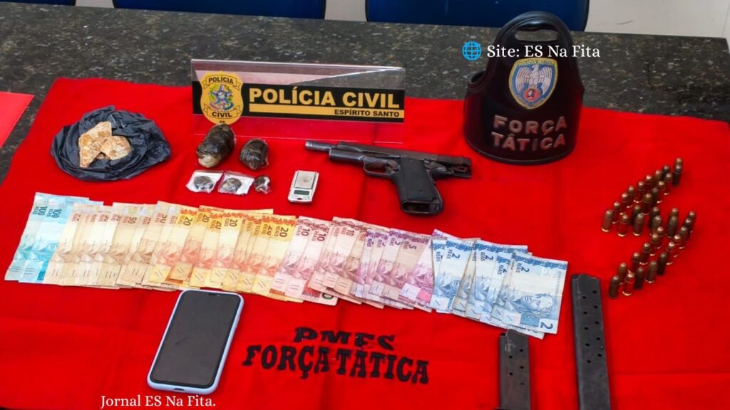 Polícia Civil prende suspeito de integrar organização criminosa em Itapemirim.
