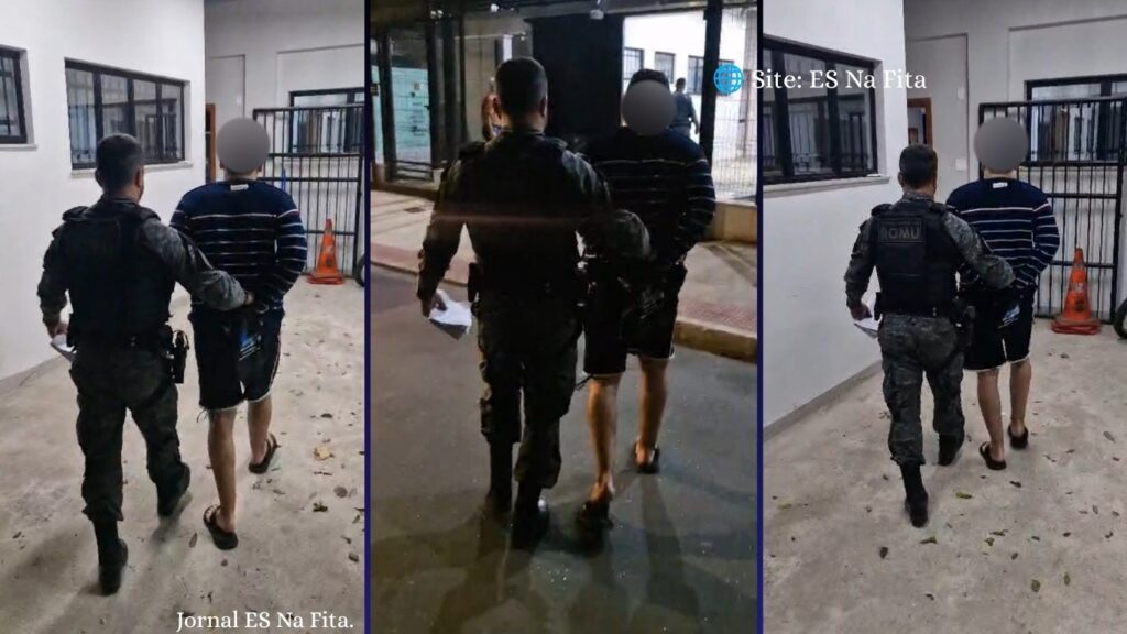 Ex-namorado é preso pela Guarda de Vitória seis horas após ser denunciado por agressão.
