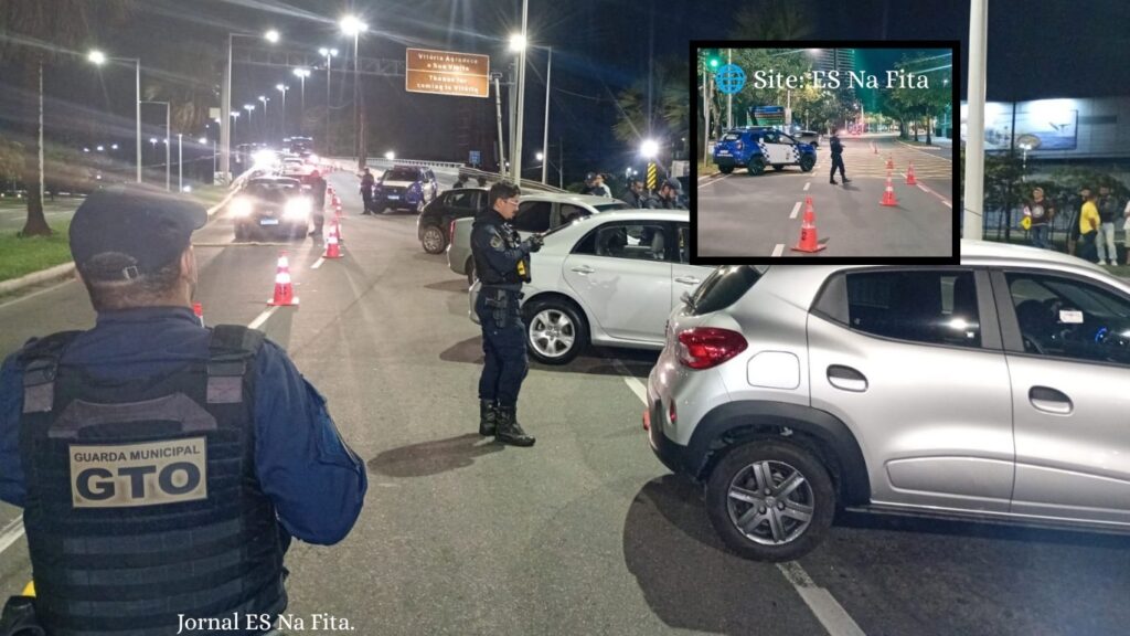 Guarda de Vitória aborda 378 veículos em blitze realizadas no fim de semana Guarda de Vitória aborda mais de 350 veículos em blitze do fim de semana.