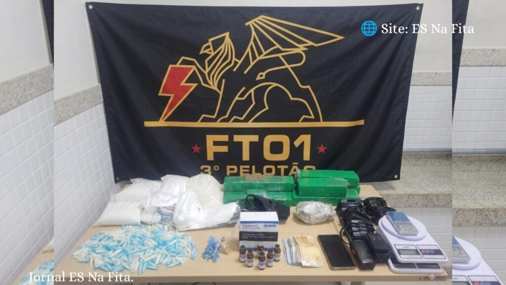 Suspeito de ser gerente do tráfico em Vitória é preso com fentanil e outras drogas.
