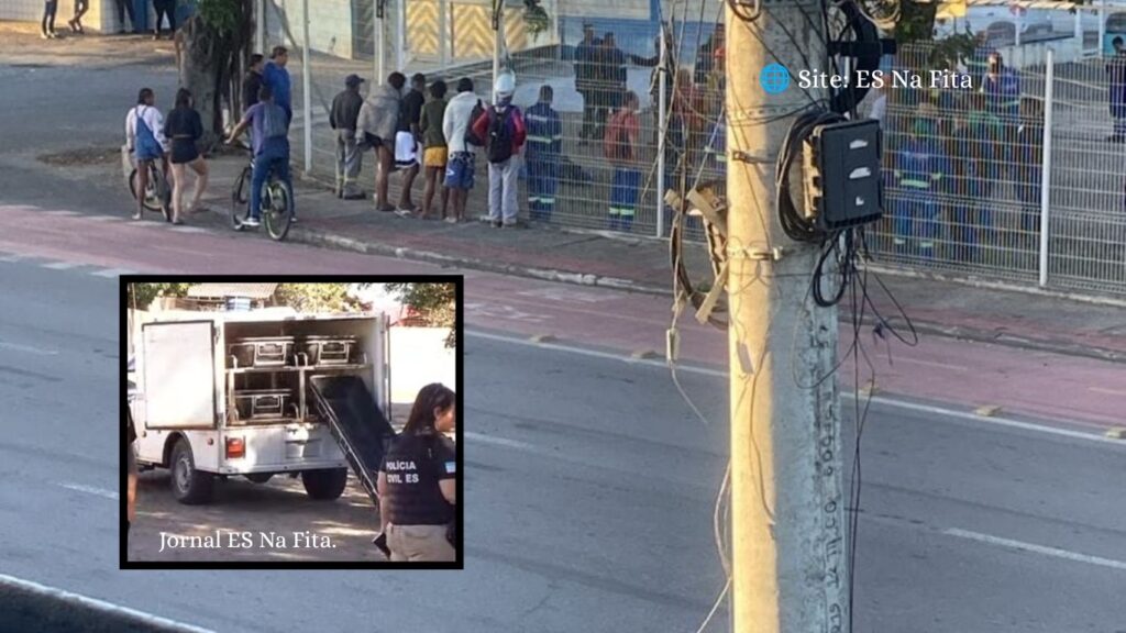 Operador de máquinas é morto a tiros na frente de empresa ao chegar para trabalhar na Serra.
