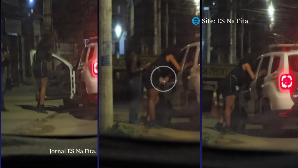 Policial militar é flagrado passando a mão em partes íntimas de mulher em Cariacica.