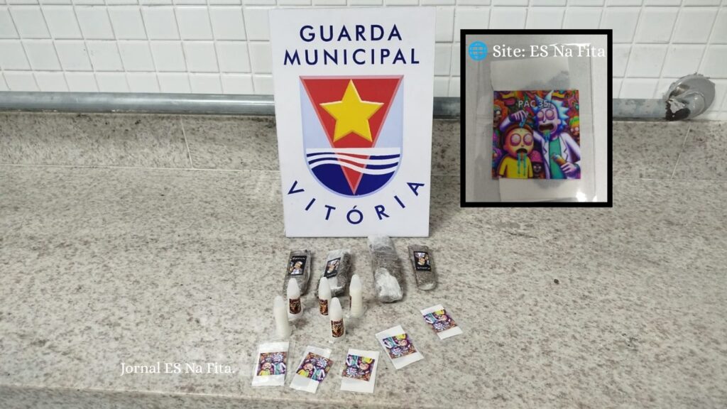 Guarda Municipal detém foragido da Justiça por tráfico antes de embarque para Ibiraçu em Vitória Fugitivo da Justiça por tráfico é flagrado com mais drogas e é detido pela Guarda de Vitória.