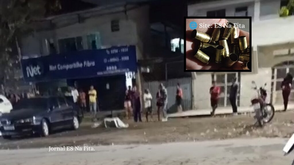 Homem é executado e mulher é atingida na cabeça por bala perdida durante ataque em Cariacica.