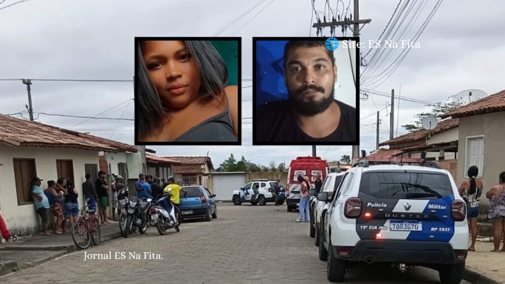 Homem mata mulher com tiro na cabeça, rouba moto, atira contra carro e é preso em hospital no ES.