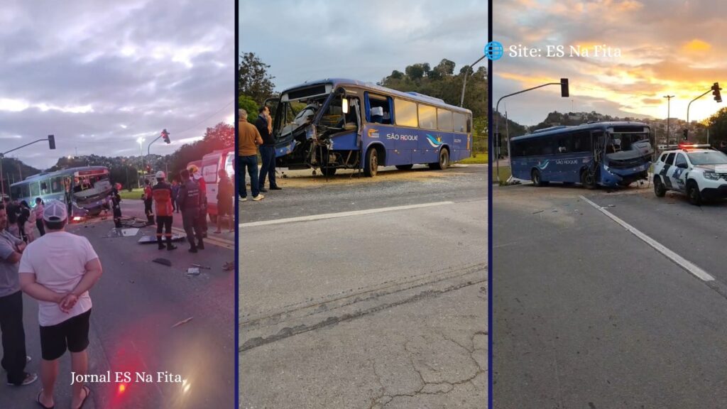 Colisão entre caminhão e ônibus deixa 13 pessoas feridas na BR-259 em Colatina Acidente entre ônibus e caminhão deixa 13 pessoas feridas na BR-259 em Colatina.