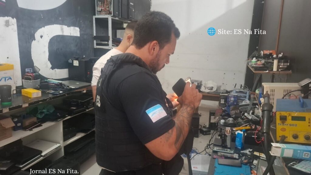 PCES deflagra Operação Rastreio para combater comércio de celulares de origem ilícita na Serra.