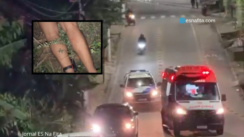 Homem usando tornozeleira eletrônica é assassinado por vários disparos de arma de fogo em Linhares Homem é morto a tiros no quintal de casa em Linhares.